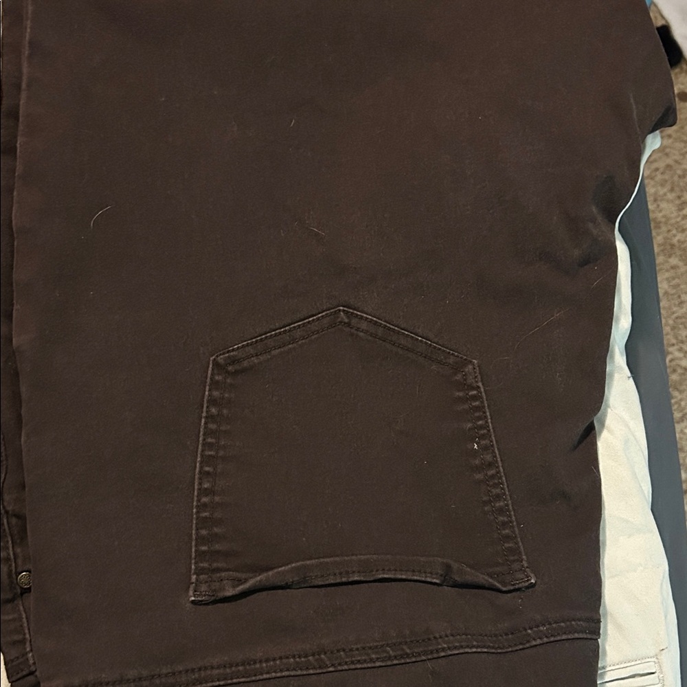 Catherines Black Straight Leg Pants